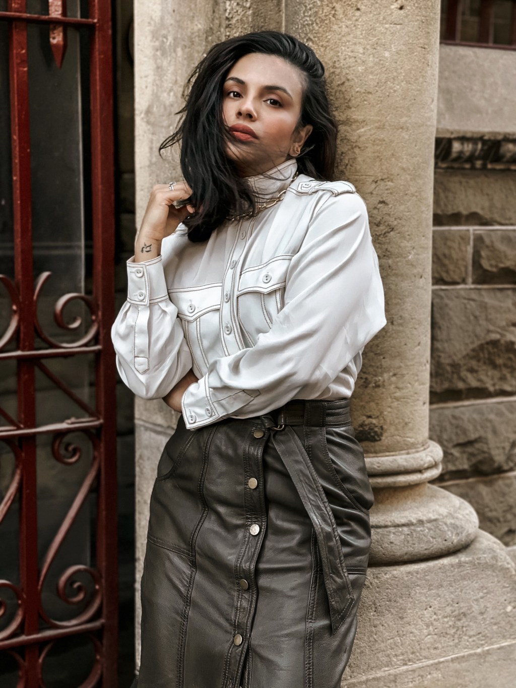 Winter fashion and a bit of hustle